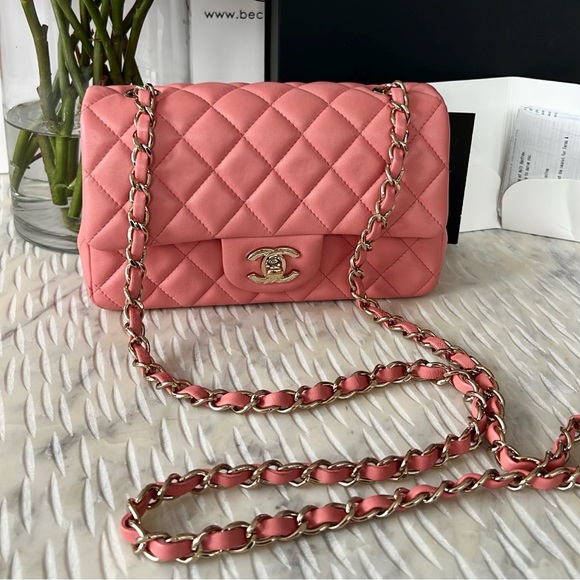 CHANEL CLASSIC FLAP MINI RECTANGLE BAG (AUTHENTIC) - Picture 11 of 11